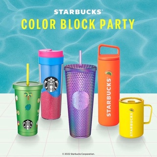 ⭐️Starbucks Summer Color Block Collection⭐️สตาร์บัคส์ซัมเมอร์คอลเลคชั่น 2022⭐️Summer Drinkwares