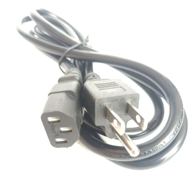 สายไฟ AC คอมพิวเตอร์ 1.8 mm  แบบ 3 ขา ญี่ปุ่น