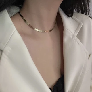 สร้อย สร้อยคอไม่มีจี้ เครื่องประดับแฟชั่น สำหรับผู้หญิง สไตล์เกาหลี N91