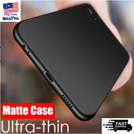 Zte Blade Matte Black Case A1 A310 A520 A610 A55/V40s Axon 2 7 7s 30 30s A31 A52 Lite z60 Ultra X1 2