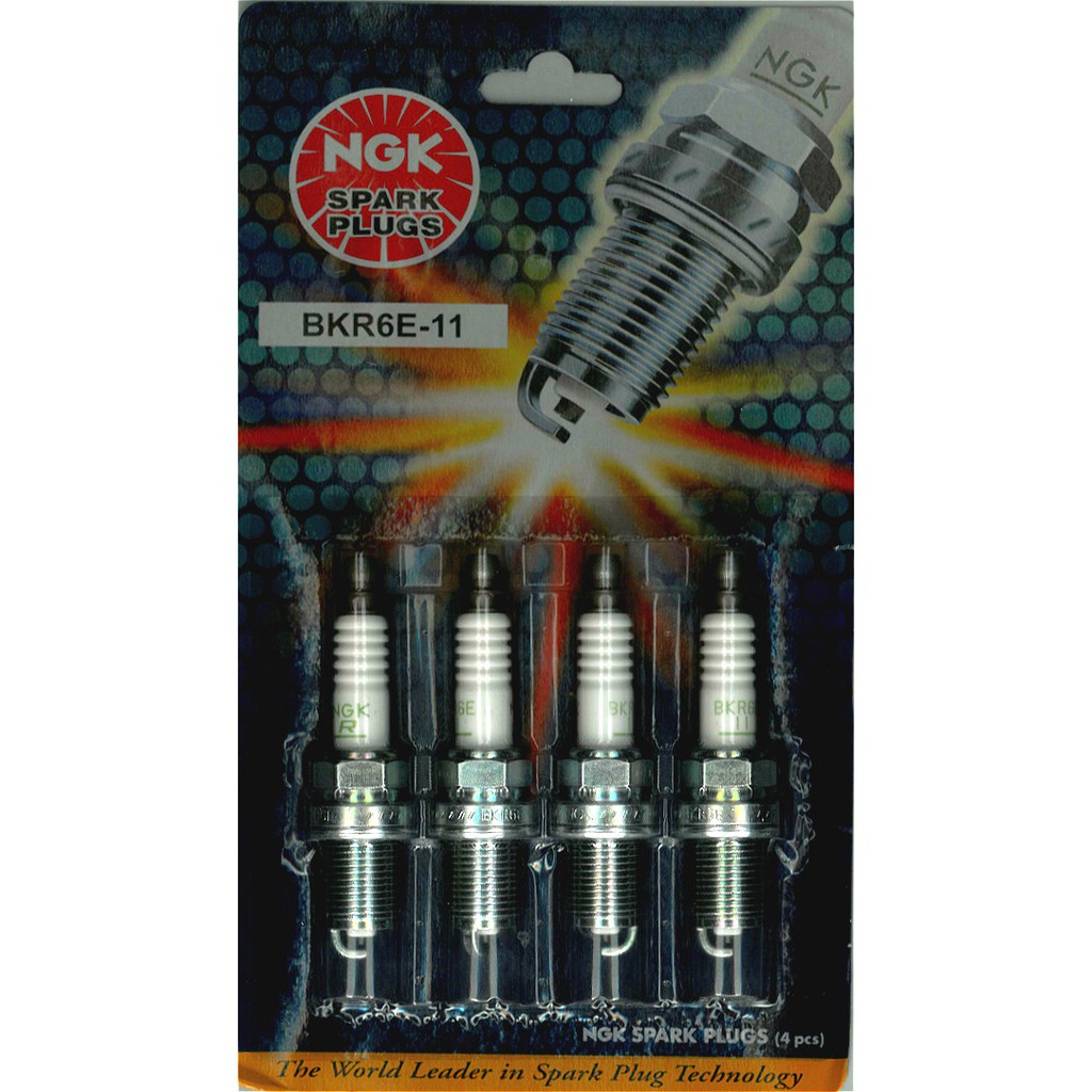 NGK BKR6E-11 SPARK PLUG(4ชิ้น)