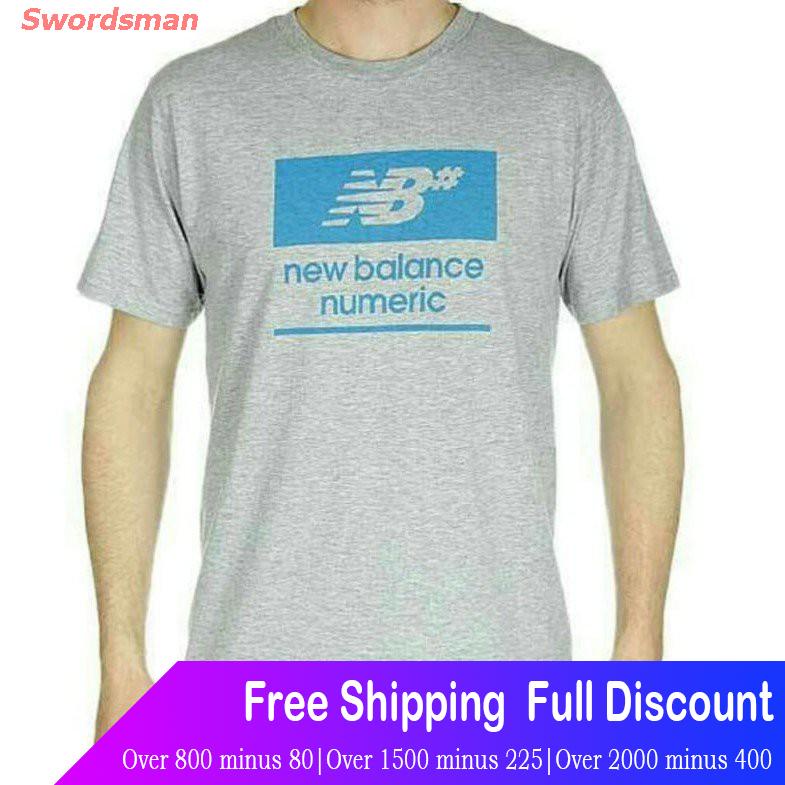 Swordsman เสื้อยืดกีฬา แท้100% T2092 เสื้อยืดแขนสั้นพิมพ์ลาย Combed Shirt 30s Nb New Balance Distro สําหรับผู้ชาย Sports