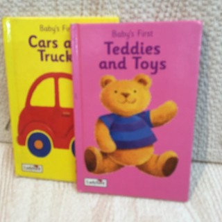 Baby ‘s first by Ladybird Cars and Trucks หนังสือหัดอ่านปกแข็ง(มือสอง)-bg1