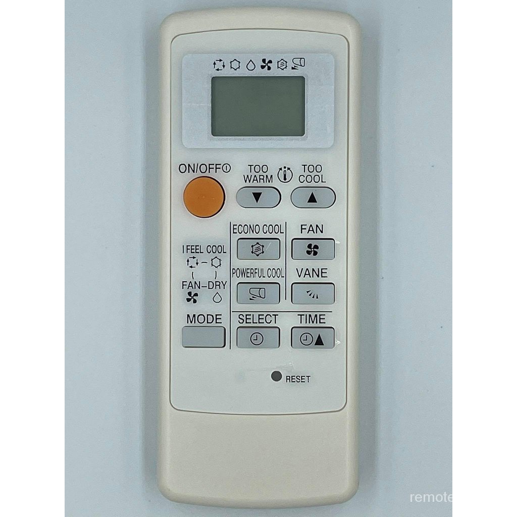 รีโมทเครื่องปรับอากาศ Mitsubishi รุ่นจอสีเงิน SI xxx รุ่น MP07 / MP07A / MH08 B / M09 / FG09 / MH12A