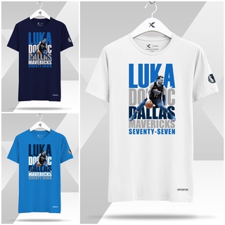 เสื้อยืดบาสเก็ตบอล ลาย NBA Wound DONCIC DALLAS MAVERICKS