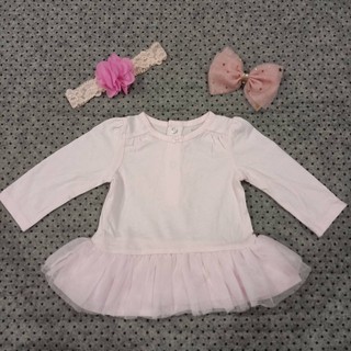 เสื้อแขนยาว ฟรุ้งฟริ้ง 6-9เดือน มือ1 แบรนด์ส่งออก เสื้อผ้าเด็ก carters ชุดเด็ก Sale ราคาถูก เสื้อเด็ก เด็ก