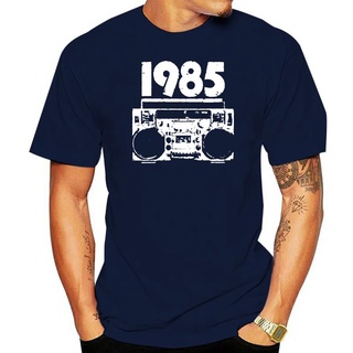 เสื้อสาวอวบ - เสื้อยืดบูมบ็อกซ์ทุกข์กราฟิกพิมพ์ลายTshirtTeesMenTshirt1985Gildan