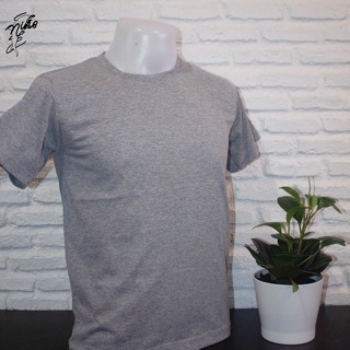 พร้อมส่ง👕เสื้อยืดสีพื้นผ้าคอตตอนแท้100% สีทอปเทา NO.26 Top Gray เสื้อยืดNine shop🐬