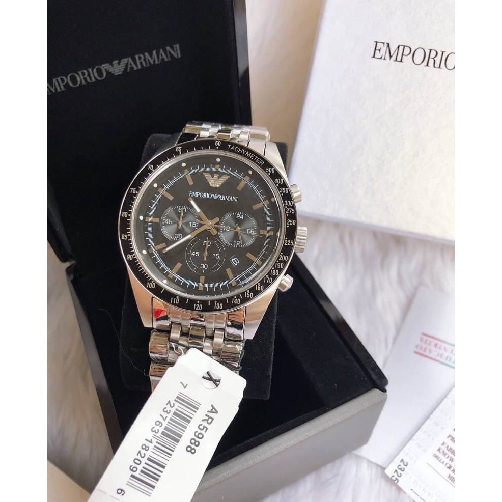 AR5988 นาฬิกา Emporio Armani ตัวเรือนและ สายเป็นสแตนเลส ราคาสบาย ๆ จ้า