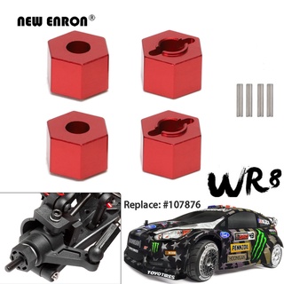 แทนที่ #107876 4pcs 12mm ล้อ Hex Hub Coupling Adapter พร้อมหมุดสำหรับ RC รถอะไหล่ HPI Racing 1/10 WR8 3.0 Ford Flux Ken Block