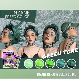 Inzane speed collor Green tone 30 ml