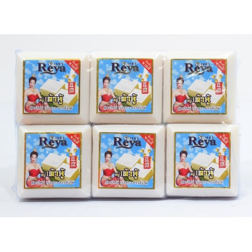 Reya (เรยา) สบู่เต้าหู้ 1แพ็ค 6ก้อน