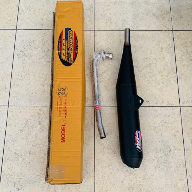 ท่อผ่าหมก wave-125i ปลาวาฬ pp speed 25มิล