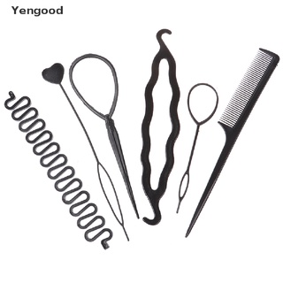 Yengood 6 ชิ้น / เซต ที่ม้วนผมเด็ก ถักเปีย บํารุงรักษา เกลียวบิด เครื่องมือจัดแต่งทรงผม ดี