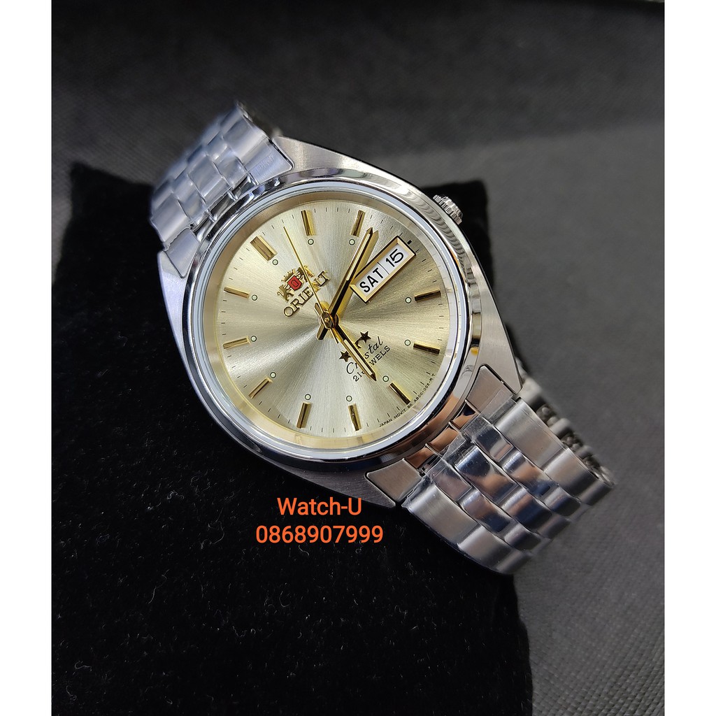 นาฬิกาผู้ชาย Orient Three Star Automatic AB0000AC รับประกันศูนย์บ.สหกรุงทอง 1 ปี