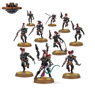 [200Aพร้อมส่ง] WARHAMMER: 40K: DARK ELDAR WYCHES โมเดลเกมสนามจำลอง