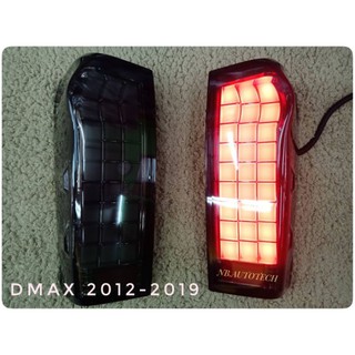 ไฟท้ายดีแมค dmax 2012 2013 2014 2015 2016 2017 2018 2019 ไฟเลี้ยววิ่ง ไฟท้ายแต่งดีแมค tail lamp dmax led smoke