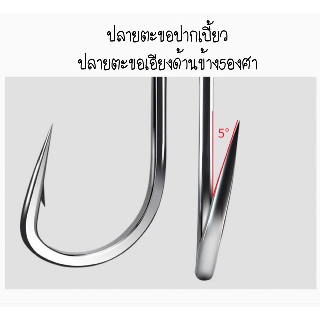 ตะขอเบ็ด ยีโต้ว(I IUME JINA) ตะขอ ตะขอตกปลา ตะขอ เบ็ด ตัวเบ็ด ตะขอเบ็ดตกปลา ขอเบ็ด ตะขอเบ็ดราคาถูก สินค้าส่งจากไทย - รูปที่ 7