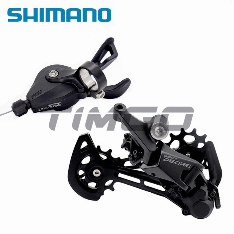 Shimano Deore M5100 111 ความเร็ว MTB Bike Groupset SL-M5100 ขวา Shifter Rapidfire Plus RD-M5100 สับจ