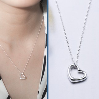 [โปร! รับฟรีแหวนเพชรเงินแท้] SNOWY MINIMAL สร้อยพร้อมจี้เงินแท้ 925 Silver Jewelry รุ่น PS3074