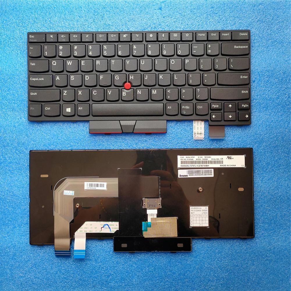 แป้นพิมพ์ US สําหรับ ThinkPad A475 A485 T470 T480 PN 01HX339 01HX379 01HX299 01HX328 01HX368 01HX408