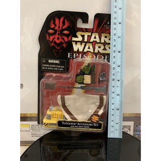 Star Wars Episode I Tatooine Accessory Set with Pull-back Droid แท้ มือ 1