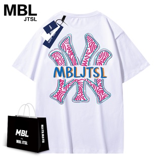 Mbl เสื้อยืดลําลอง แขนสั้น คอกลม ขนาดใหญ่ แฟชั่นฤดูร้อน สําหรับผู้ชาย และผู้หญิง เหมาะกับการเล่นกีฬา