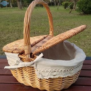 ตะกร้าปิคนิคภาษาอังกฤษ Wicker 1 ชิ้น