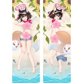 ปลอกหมอนอิง ลายอนิเมะ Dakimakura Otaku ขนาด 50X150 ซม. สีฟ้า สําหรับผู้ชาย