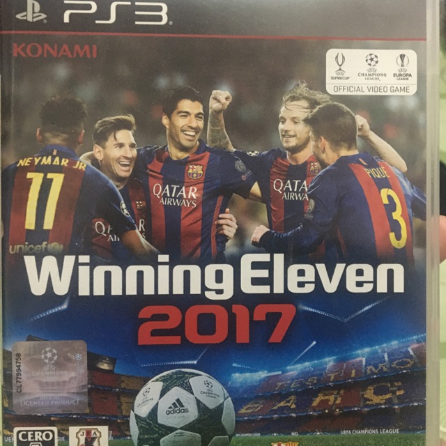แผ่นเกมส์ มือ2 ps3 Winning Eleven 2017 (JP)