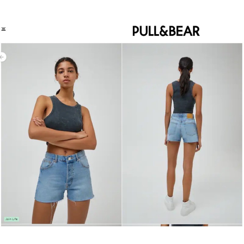กางเกงยีนส์ pull&bear size 26