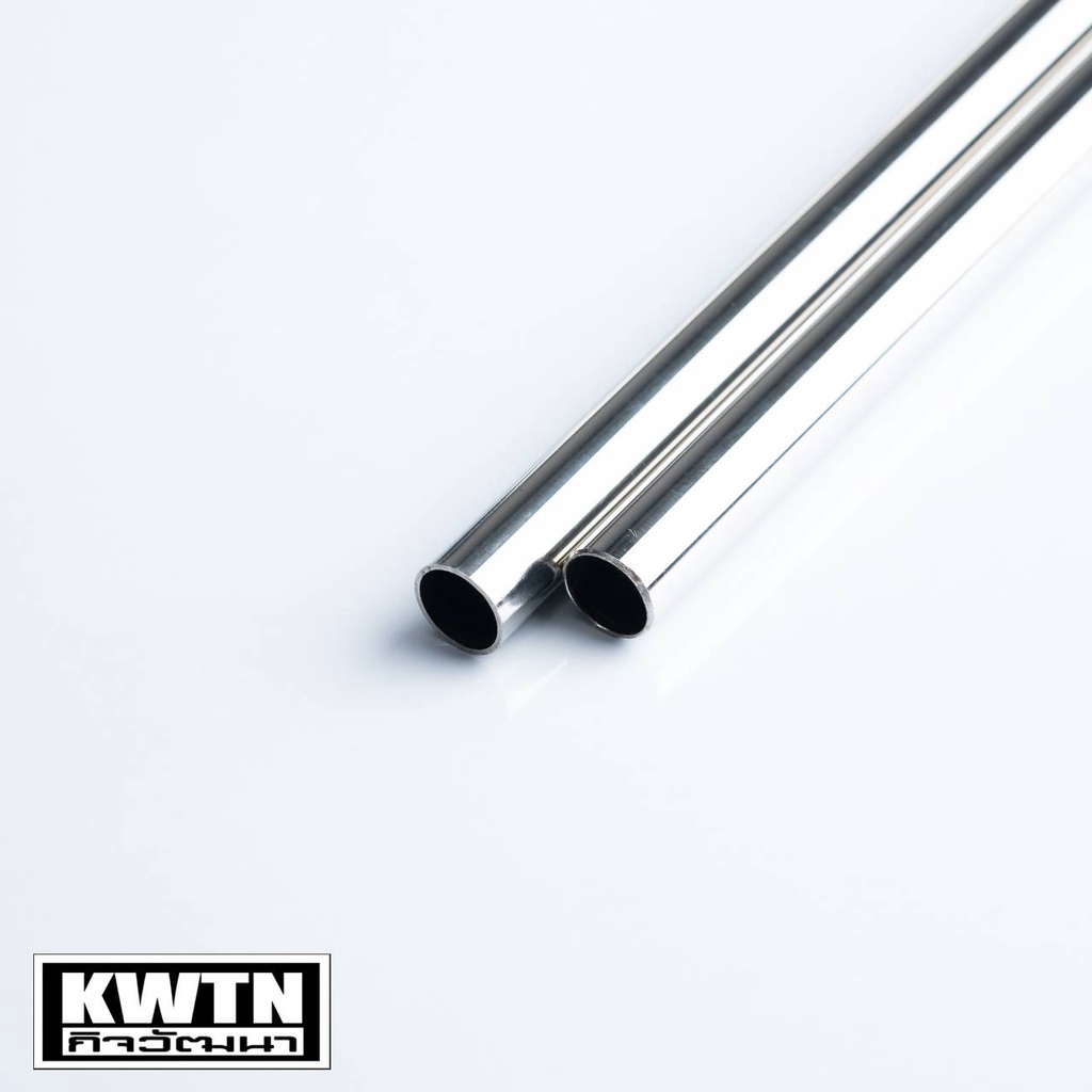 ท่อแป๊ปกลม สแตนเลส 304 หนา 1 mm/1.2 mm ขนาด 3 หุน (3/8") รูปที่ 2
