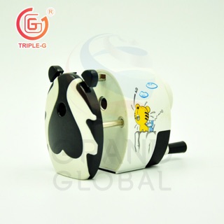 Triple-G pencil sharpener  เครื่องเหลาดินสอ  กบเหลาดินสอ ที่เหลาดินสอ กบเหลา ดินสอ ตั้งโต๊ะ ลาย เสือ น่ารัก