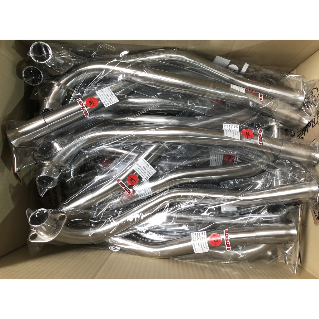 คอท่อเลสแท้ W110i/125/100/125i 25/28mm(RAB) - รูปที่ 2