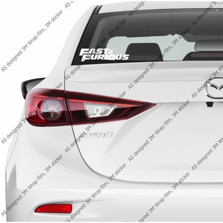 Fast and Furious สติ๊กเกอร์ 3M ลอกออกไม่มีคราบกาว  Removable 3M sticker, สติ๊กเกอร์ติด รถยนต์ มอเตอร์ไซ