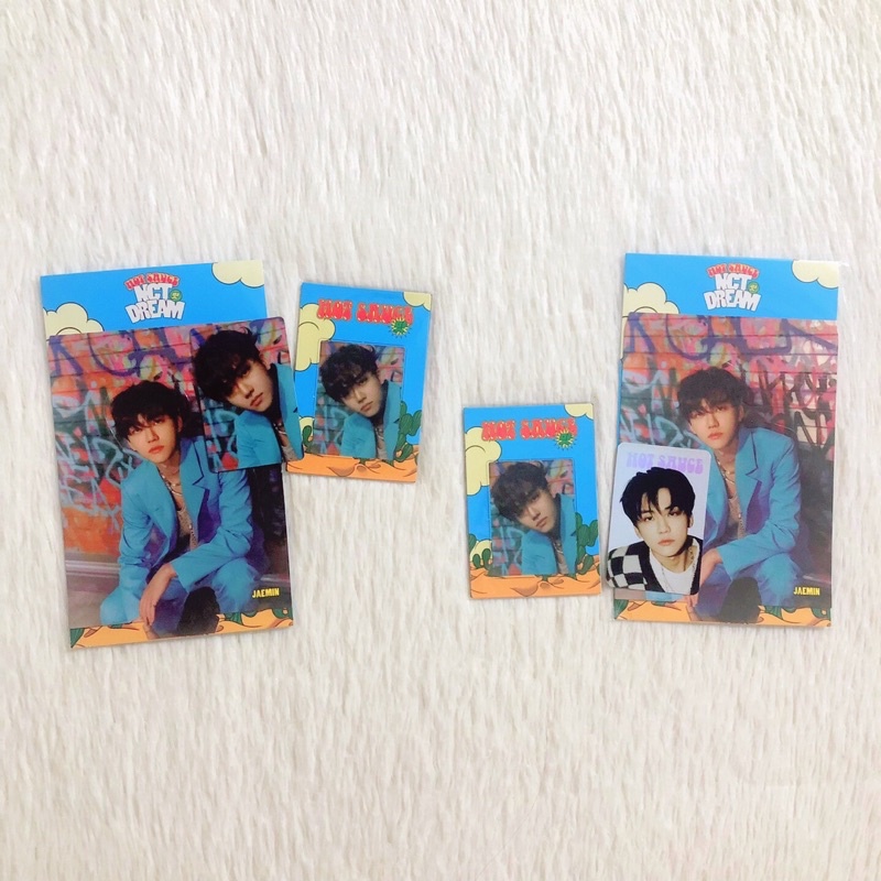 ♡✨ พร้อมส่ง ✨ Merchandise Collection - Hot Sauce แจมิน 🐰 Hologram photocard Hot sauce Set / Photo Ma