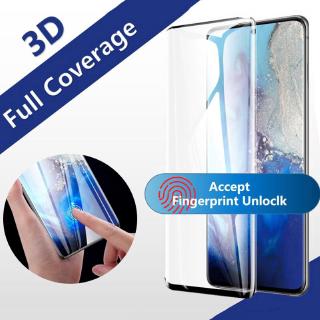 ฟิล์มกระจก 3D เต็มจอ ขอบโค้ง ไม่ดันเคส สำหรับ Samsung Galaxy S23 S22 S21 FE S20 S10 S10e Note 20 Ultra 10 S9 S8 Plus 9 8