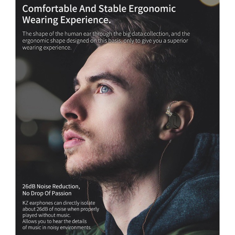 KZ ZSN Pro Metal Earphones 1BA+1DD [รับประกัน 6 เดือน]