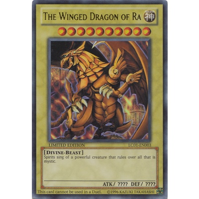 ภาษาอังกฤษ Yugioh The Winged Dragon of Ra LC01-EN003 Ultra Legendary Collection 1 (LC01)