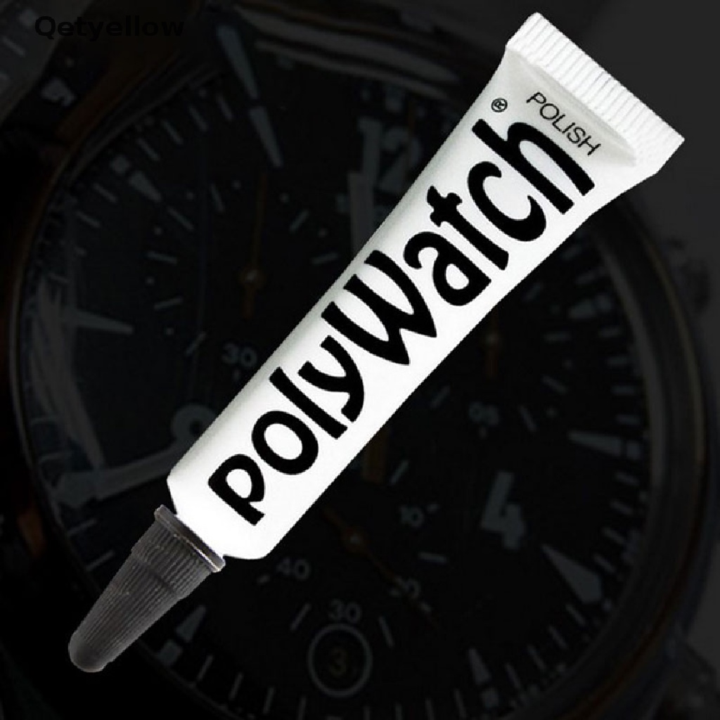 Qetyellow Polywatch ที่ขูดขีดข่วนนาฬิกาข้อมือ พลาสติก อะคริลิค คริสตัล

