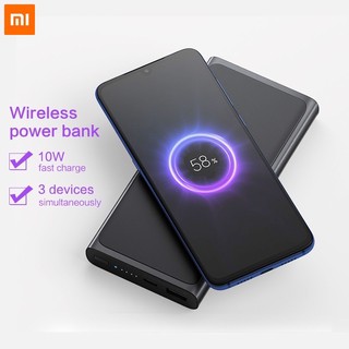 เพาเวอร์แบงค์Xiaomi Wireless Charger Power bank เพาเวอร์แบงค์ 10000mAh แบตสำรอง ชาร์จเร็ว แบตสำรองไร้สาย