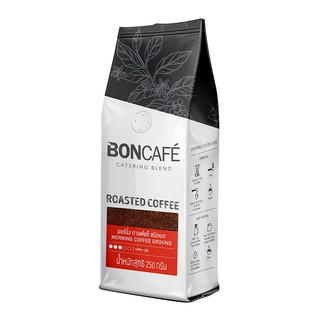 BONCAFE MORNING GROUND 250กรัม บอนกาแฟ กาแฟคั่วบด มอร์นิ่ง (ชนิดผง) รสขม-นุ่ม ระดับการคั่วอ่อน-ปานกลาง PREMIUM COFFEE