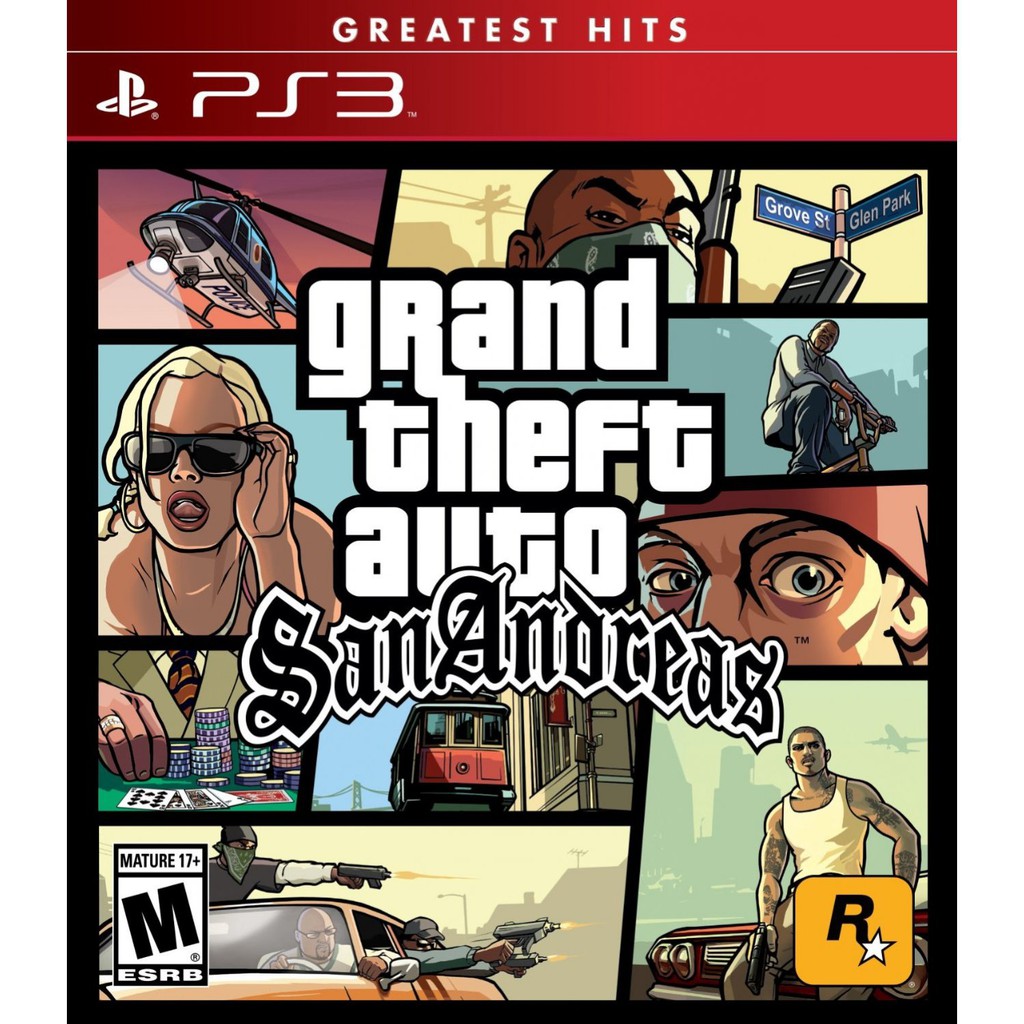 Ps3 Grand Theft Auto San Andreas Greatest Hits เกมส์ Playstation