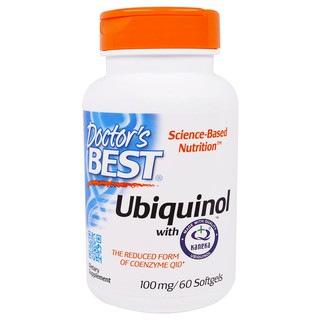 Doctors Best, Ubiquinol, Featuring Kaneka QH, 100 mg, 60 Softgels