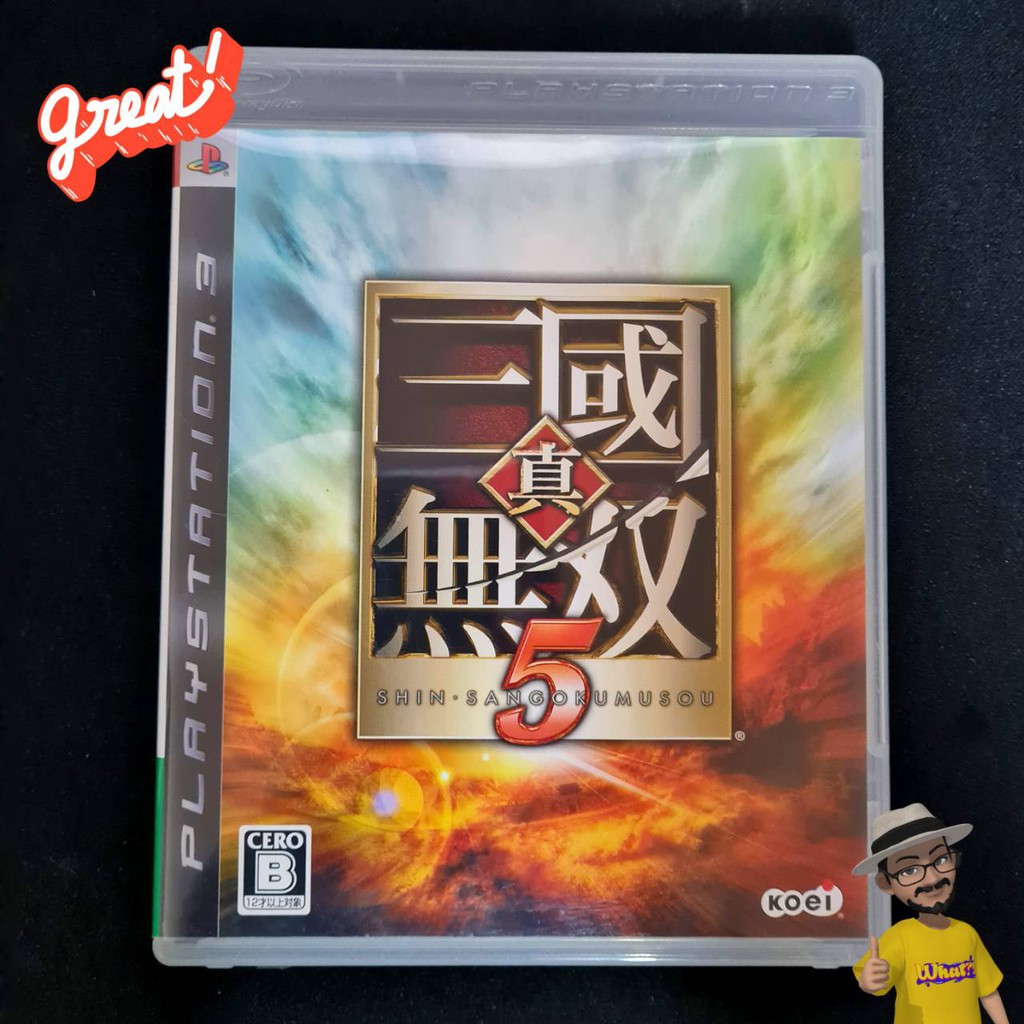 Shin Sangoku Musou 5 แผ่นเกมส์แท้ PS3 มือสอง