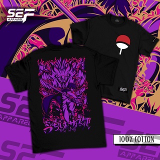 เสื้อยืดSEF Apparel Anime Series T shirt Unisex Sasuke Uchiha