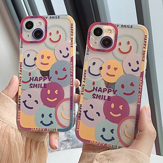 เคสโทรศัพท์มือถือแบบนิ่ม ลายหน้ายิ้ม สําหรับ Samsung Galaxy A03 A22 A31 A32 A02 M02 A03S A02S A21S A20S A10S A11 M11 A12 M12 A52 A52S A72 A51 A71 A50 A50S A30S A20 A30 A10 4G 5G