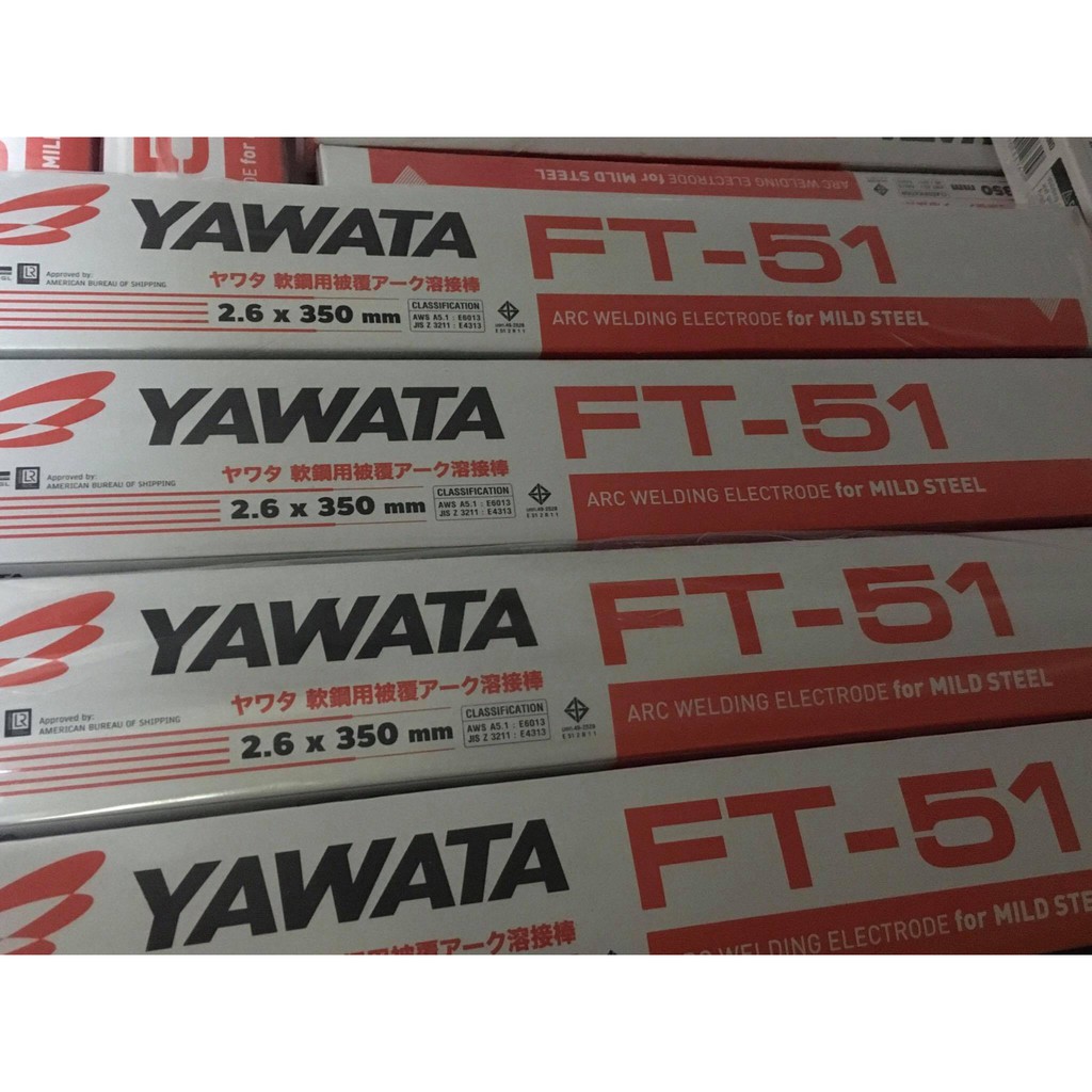 ลวดเชื่อม 2.6x350มม #FT-51  E 51 2 R 11 YAWATA