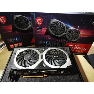 การ์ดจอ MSI MECH 2X Radeon RX 6700XT 12GB (อ่านรายละเอียดก่อนสั่งซื้อ) ประกันascenti มือสอง  พร้อมส่ง