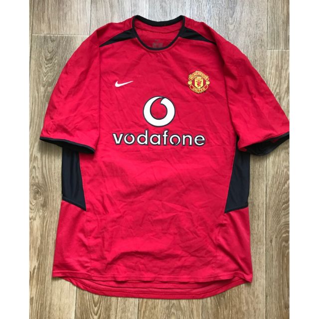 เสื้อแมนยู ชุดเหย้า ปี 2002 - 2004 ของไนกี้แท้ ขนาด M